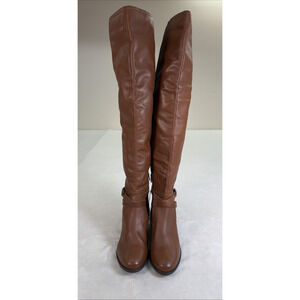 NWOT Naturalizer Denny Over-The-Knee Womens 9.5M Brown Leather Boot Bnfts Chrty